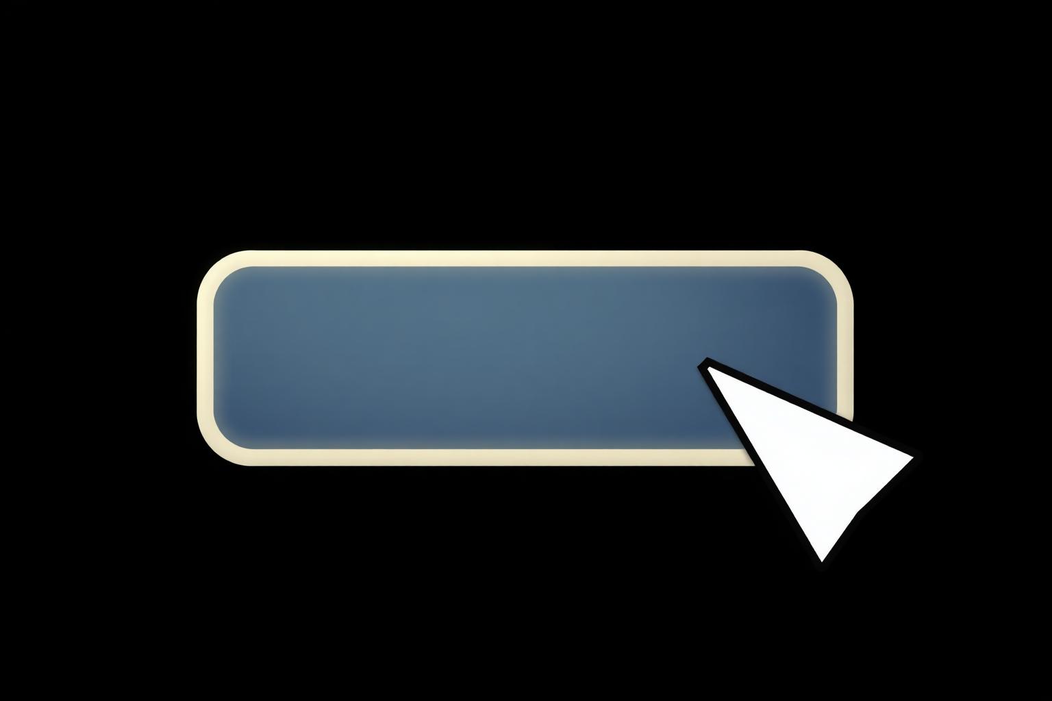 Minimalistisk illustration af en CTA-knap med en musemarkør - billede af call to action og knaptekster